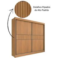 Guarda Roupa Cancun Ripado Cinamomo Off White 2 Portas 6 Gavetas D?doro - 6