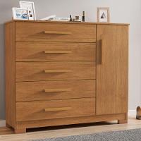 Cômoda Pietra Cinamomo 1 Porta 5 Gavetas Jcm Movelaria - 2