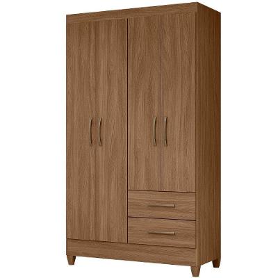 Guarda Roupa Solteiro Chile 4p 103 Cm Carvalho Moval Carvalho