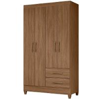 Guarda Roupa Solteiro Chile 4p 103 Cm Carvalho Moval Carvalho - 1