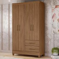 Guarda Roupa Solteiro Chile 4p 103 Cm Carvalho Moval Carvalho - 2