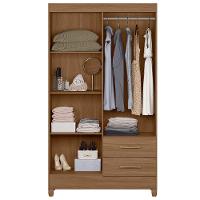 Guarda Roupa Solteiro Chile 4p 103 Cm Carvalho Moval Carvalho - 5