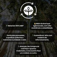 Cozinha Compacta Balcão Kitnet 160x202cm 4 Pçs Menu Móveis Preto - 4