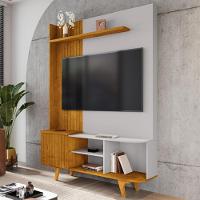Estante Home Tv 55 Pol 136 Cm Corumbau Naturalle Off White Bechara - 2