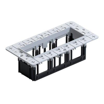 Moldura No-frame Nordecor 6682 Para 3 Módulos Tap Branco