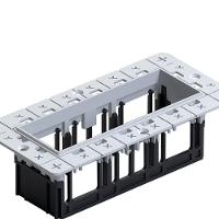 Moldura No-frame Nordecor 6682 Para 3 Módulos Tap Branco - 2