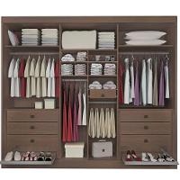 Guarda Roupa Athos Ripado Castanho Off White 6 Portas 7 Gavetas D?doro - 2