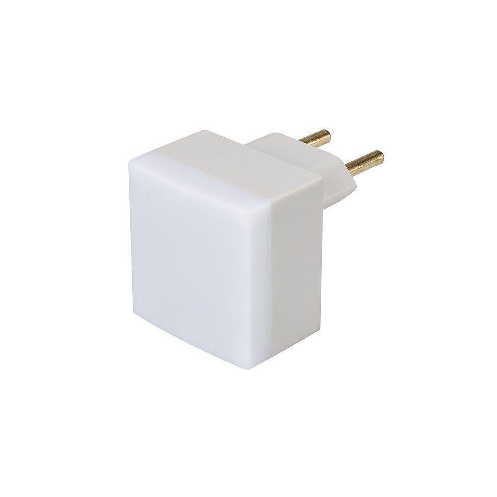 Luz Noturna Automática Margirius Clean 0,3w Led Bivolt Branco - 1