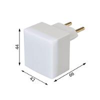 Luz Noturna Automática Margirius Clean 0,3w Led Bivolt Branco - 2