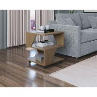 Kit Sapateira Spin Tropical 3 Portas E 2 Mesas De Cabeceira Carvalho-preto - 3