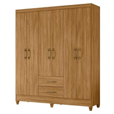 Guarda Roupa Casal Panama 6p 153 Cm Freijo Moval Freijo