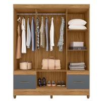 Guarda Roupa Casal Ms912 6p Espelho 165 Cm Freijo Cinza Moval - 5