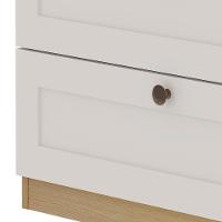 Cômoda Genialflex Infinity 3 Gavetas 100% Mdf Savana-branco - 9
