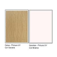 Cômoda Genialflex Infinity 3 Gavetas 100% Mdf Savana-branco - 10