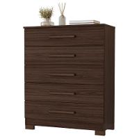 Cômoda Cristina Café 5 Gavetas Jcm Movelaria - 1