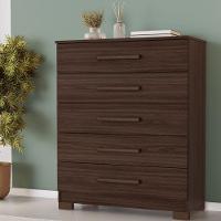 Cômoda Cristina Café 5 Gavetas Jcm Movelaria - 2