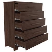 Cômoda Cristina Café 5 Gavetas Jcm Movelaria