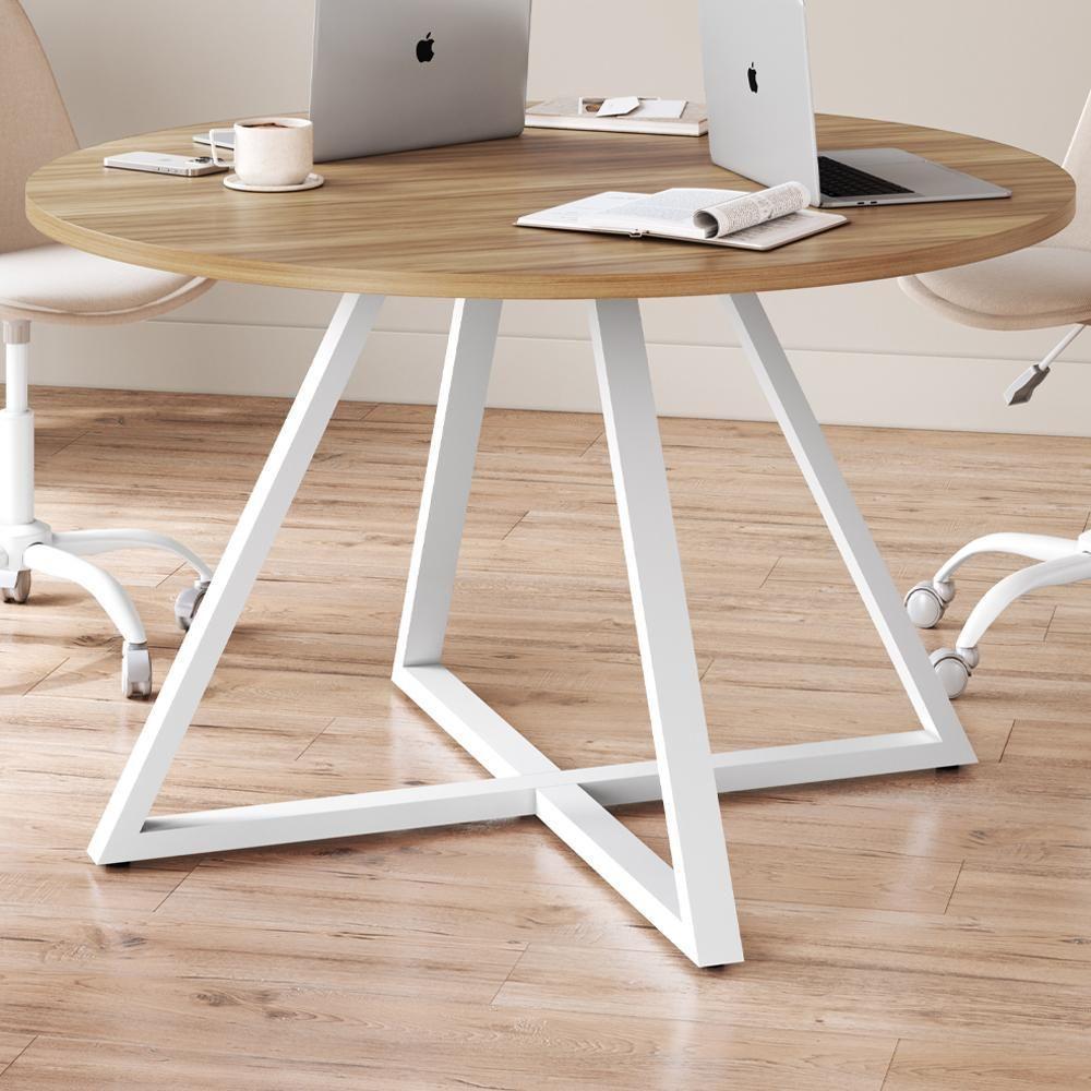 Mesa Para Escritorio 110 Cm 25916 Nogal Sevilha Branco Artesano Nogal Sevilha Branco - 3