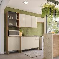 Cozinha Balcao Pia 251 Cm Mdf Vert Plus Freijo Soft Ktp - 2