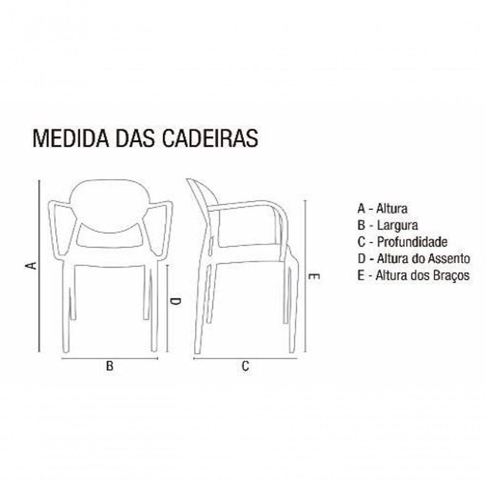 Cadeira Stripe Im In área Externa E Interna (pp) Uv Mushroom - 5