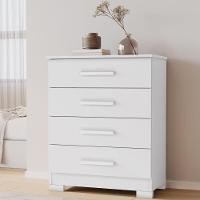 Cômoda Lídia Branco 4 Gavetas Jcm Movelaria - 2