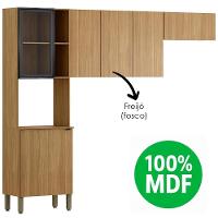 Cozinha 3 Pecas 251 Cm Mdf Vert Plus Freijo Freijo Abs Pto Ktp - 5