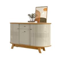 Estante Home Theater Bancada Frizz Sublime Com Aparador Para Sala Buffet Monza Cumaru Opala - Madetec