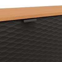 Rack Kappesberg 3 Portas 3d Canela-preto 180cm - 9