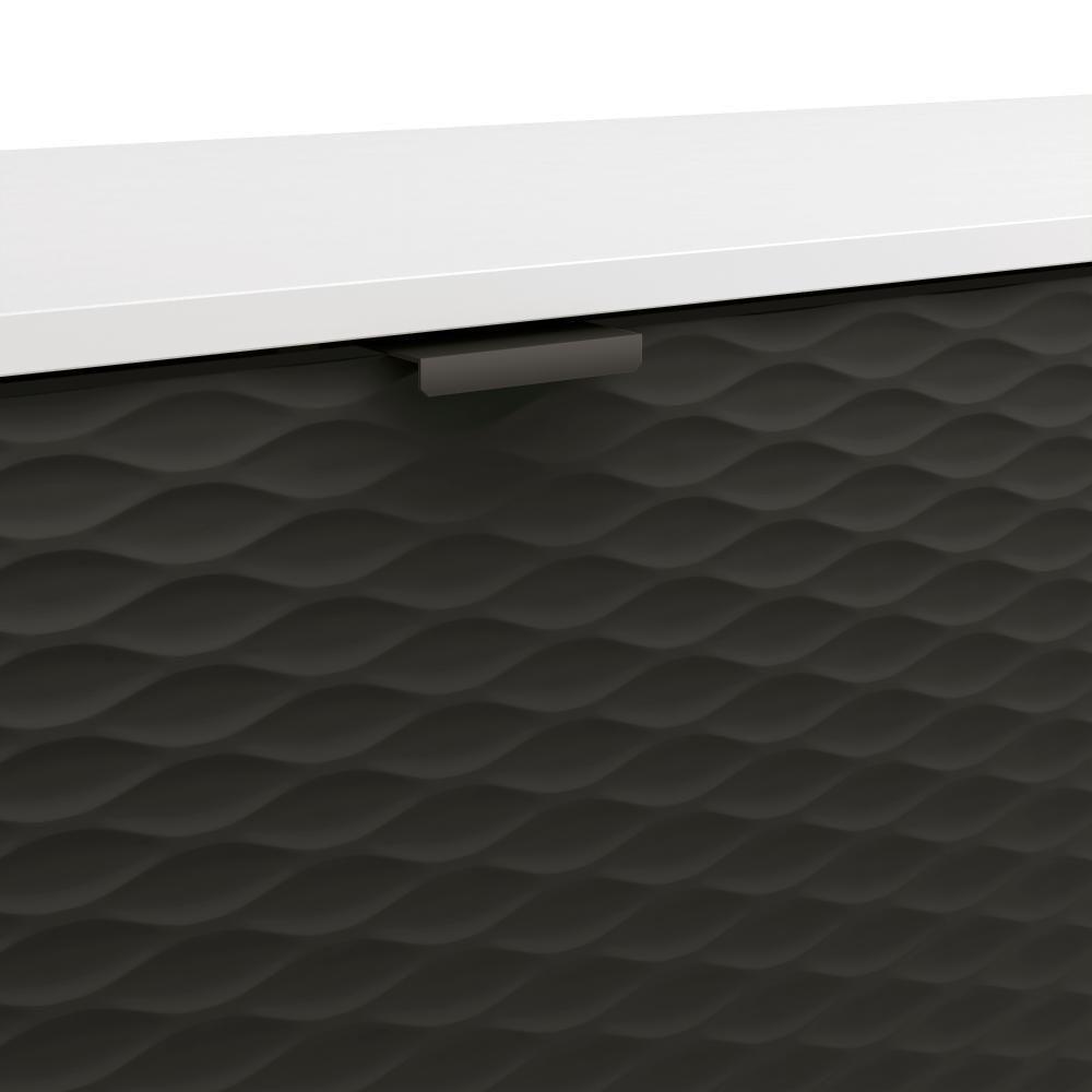 Rack Kappesberg 3 Portas 3d Branco-preto 180cm - 6