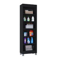 Multiuso Versati 2 Portas Design Moderno Poquema Preto - 6