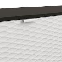 Rack Kappesberg 3 Portas 3d Preto Fosco-branco 180cm - 6