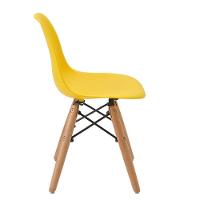 Kit 6 Cadeiras Eiffel Dkr Infantil Rivatti Pp Amarelo