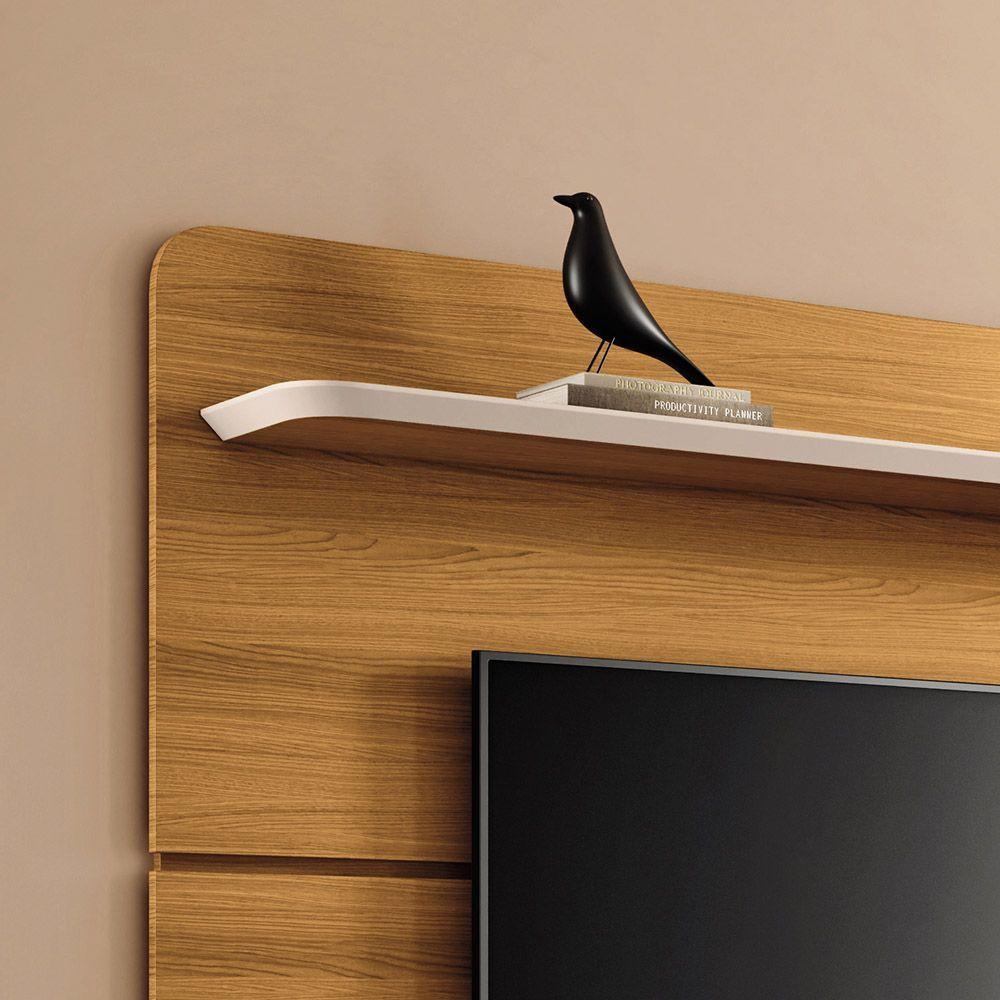 Painel Para Tv Suspenso 70 Pol 180cm Celine Cinamomo-off White - 4