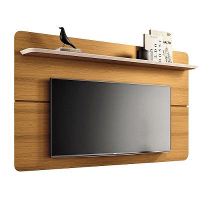 Painel Para Tv Suspenso 70 Pol 180cm Celine Cinamomo-off White