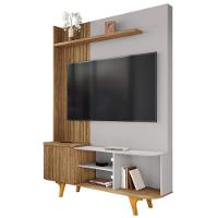 Estante Home Tv 55 Pol 136 Cm Corumbau Cinamomo Off White Bechara - 1