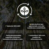 Kit Quarto Guarda Roupa Cômoda Rack Mesa 4pç Mdp Menu Móveis Branco - 4