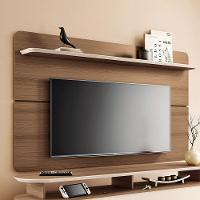Painel Para Tv Suspenso 70 Pol 180cm Celine Castanho-off White - 2