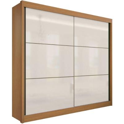 Guarda Roupa Cancun Cinamomo Off White 2 Portas 6 Gavetas D?doro