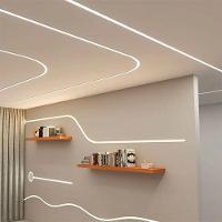 Perfil De Embutir Flexível Para Fita Led Nordecor 20mm Com 5 Metros Branco - 3