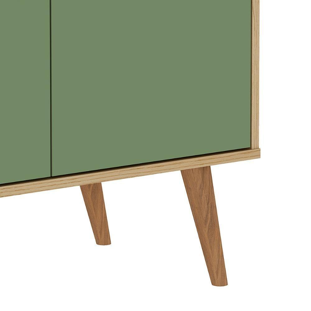 Rack Para Tv Genialflex 2 Portas 160 Cm Amber Savana Alecrim - 8