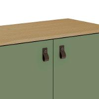 Rack Para Tv Genialflex 2 Portas 160 Cm Amber Savana Alecrim - 7