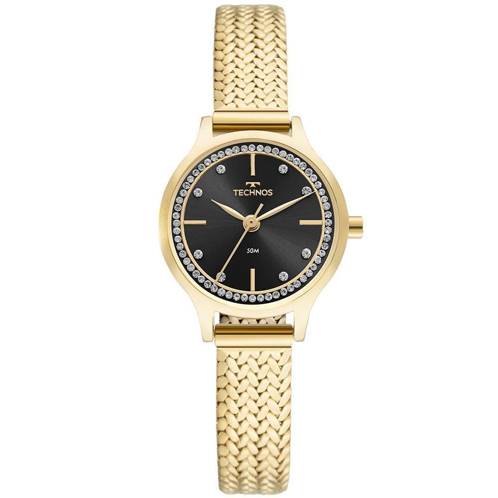 Relógio Technos Feminino Mini Dourado - Gl30fr-1p Gl30fr-1p - 1