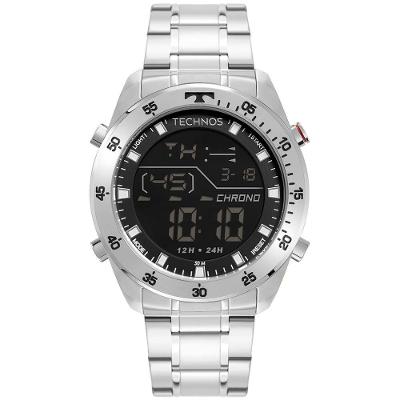 Relógio Technos Masculino Digital Prata - Bj3589aa-1k Bj3589aa-1k