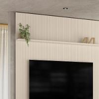 Painel Tv 65 Pol 245x179 Cm New Interlagos Off White Madetec Off White