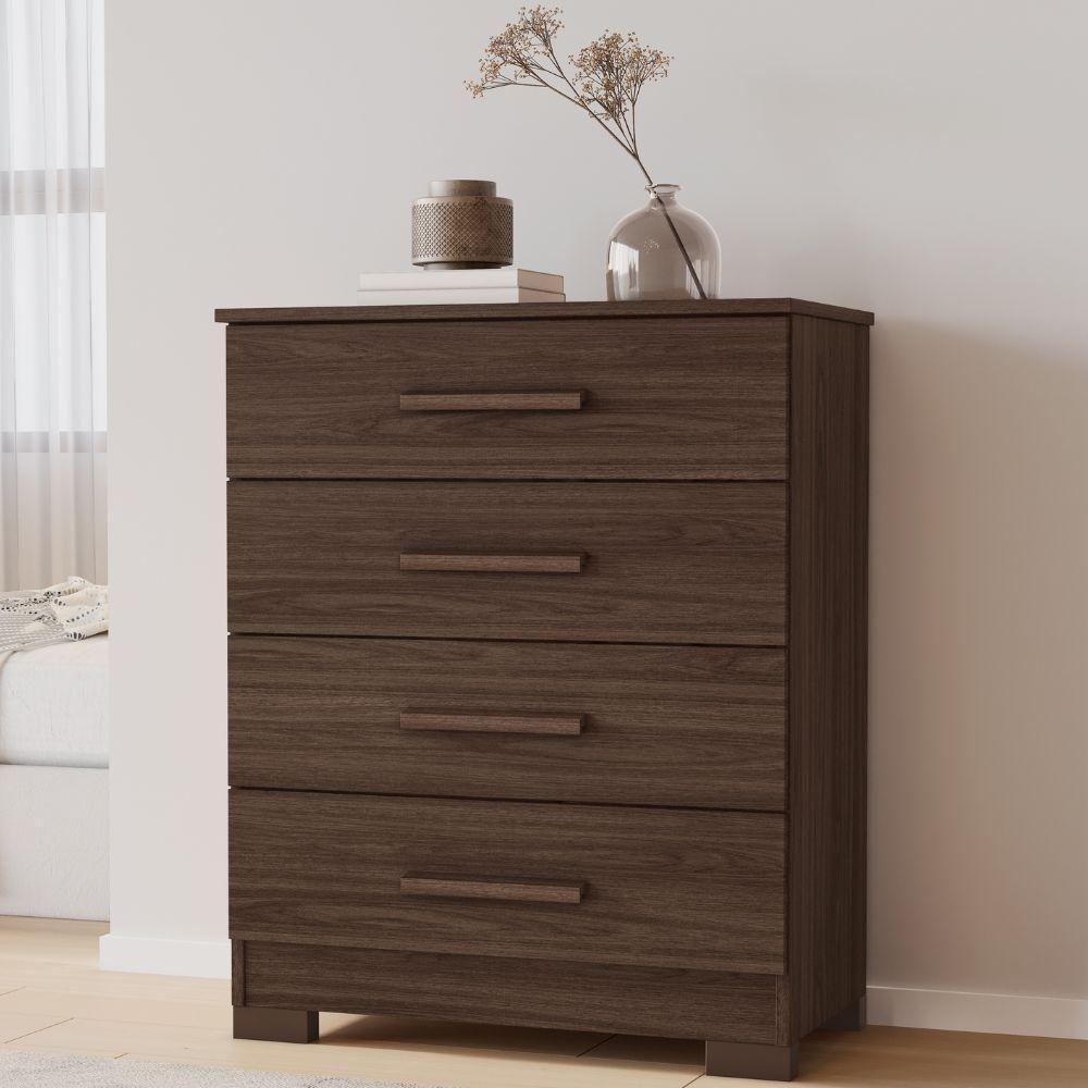 Cômoda Lídia Café 4 Gavetas Jcm Movelaria - 2