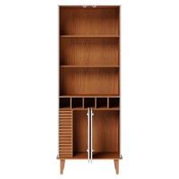 Cristaleira 4 Portas 183x70 Cm Jurere Off White Matte Freijo Colibri - 6