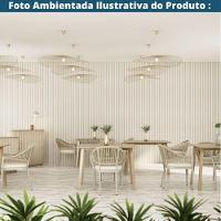 Kit 4 Cadeiras Empilhável Amalfi Caraíva Fratini Alumínio Encosto Trama Corda Náutica Almofada Fendi - 6