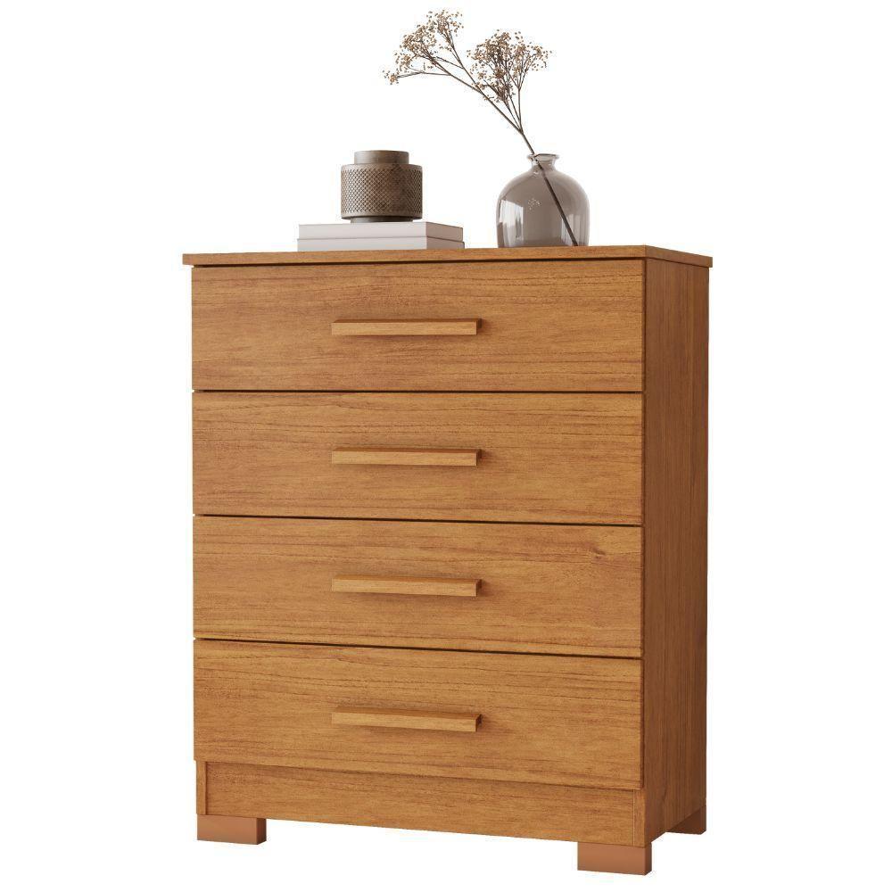 Cômoda Lídia Cinamomo 4 Gavetas Jcm Movelaria - 1