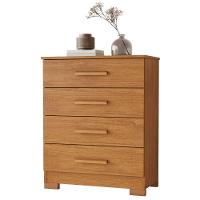 Cômoda Lídia Cinamomo 4 Gavetas Jcm Movelaria - 1