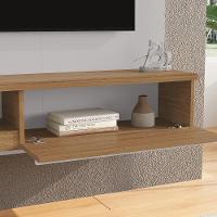 Painel Suspenso Tv 55 Pol 160 Cm Denver Off White Cinamomo Bechara